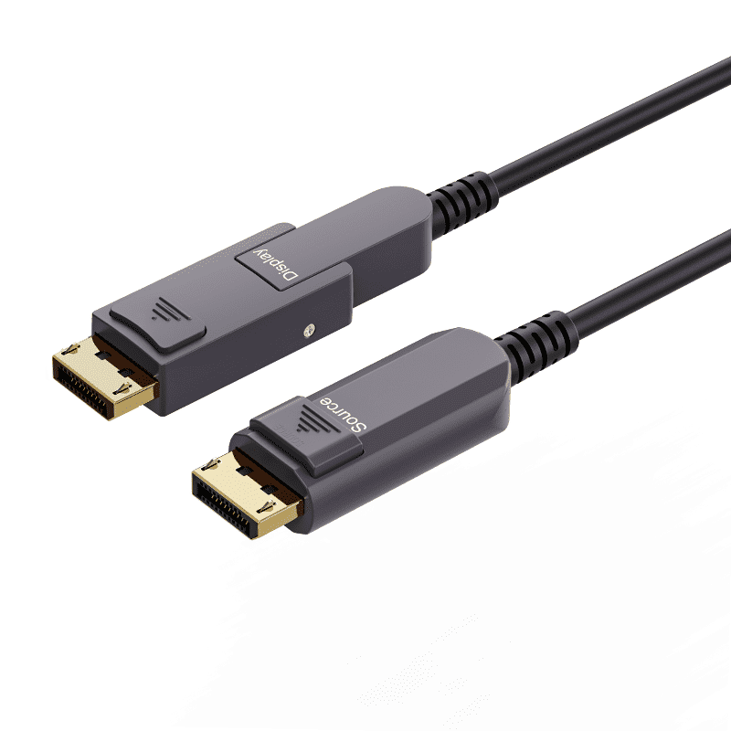 DisplayPort to Mini DisplayPort 1.4 Active Optical Cable – 32.4Gbps, 8K@60Hz