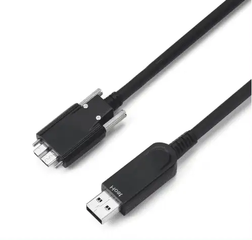 Drag Chain USB 3.2 Gen 1 AM to Micro B Active Optical Drag Chain Cable – 10m (Backward Compatible USB 2.0&1.1)