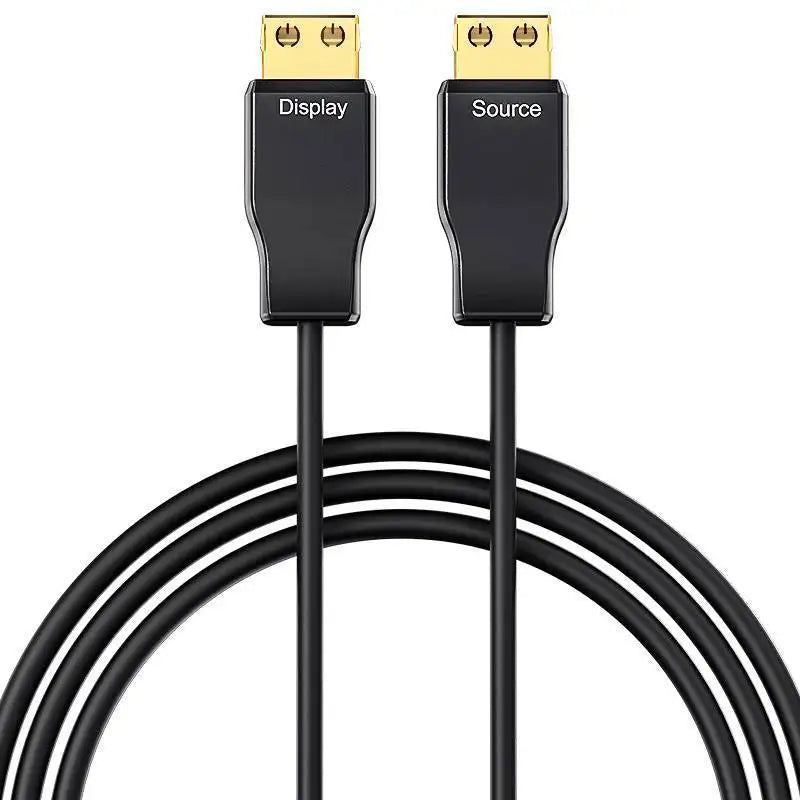 Ultra-Slim Armored HDMI 2.0 Type A to Type A 10m (33ft) Active Optical Cable, 4K@60Hz, 18Gbps, Industrial Grade
