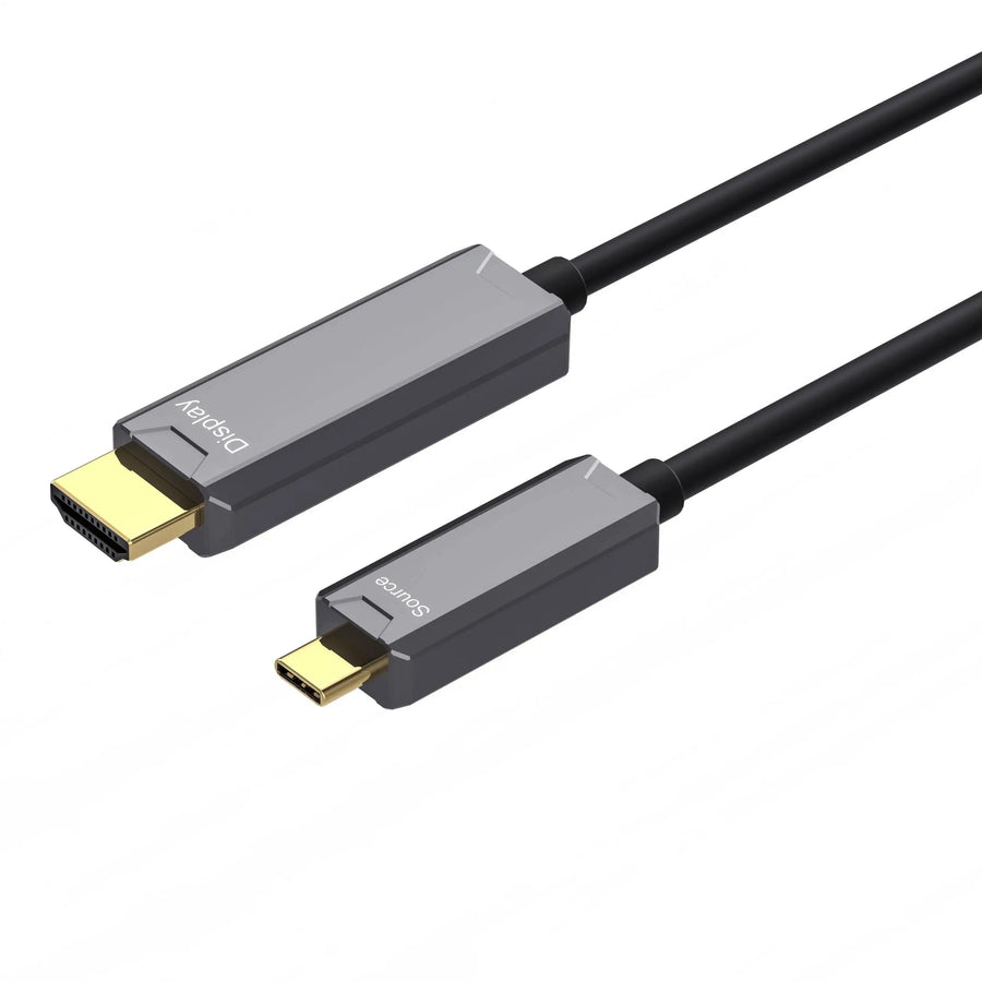 USB-C to HDMI Fiber Optic Cable – Direct 8K Transmission Without Adapter
