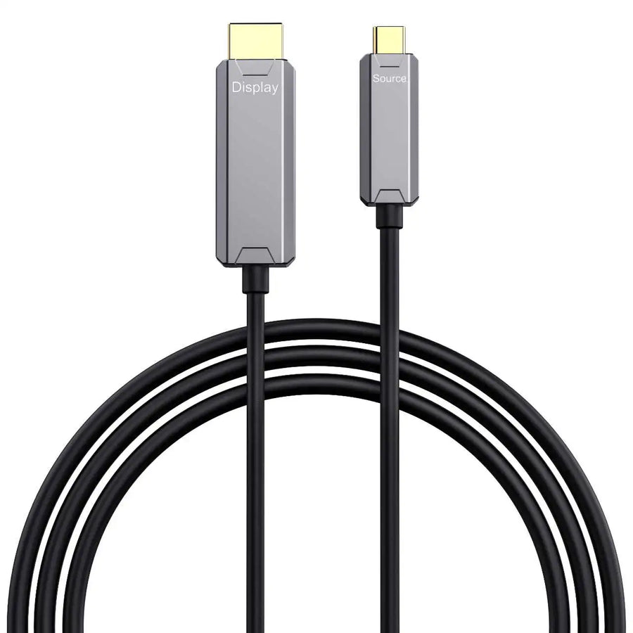 USB-C to HDMI Fiber Optic Cable – Direct 8K Transmission Without Adapter