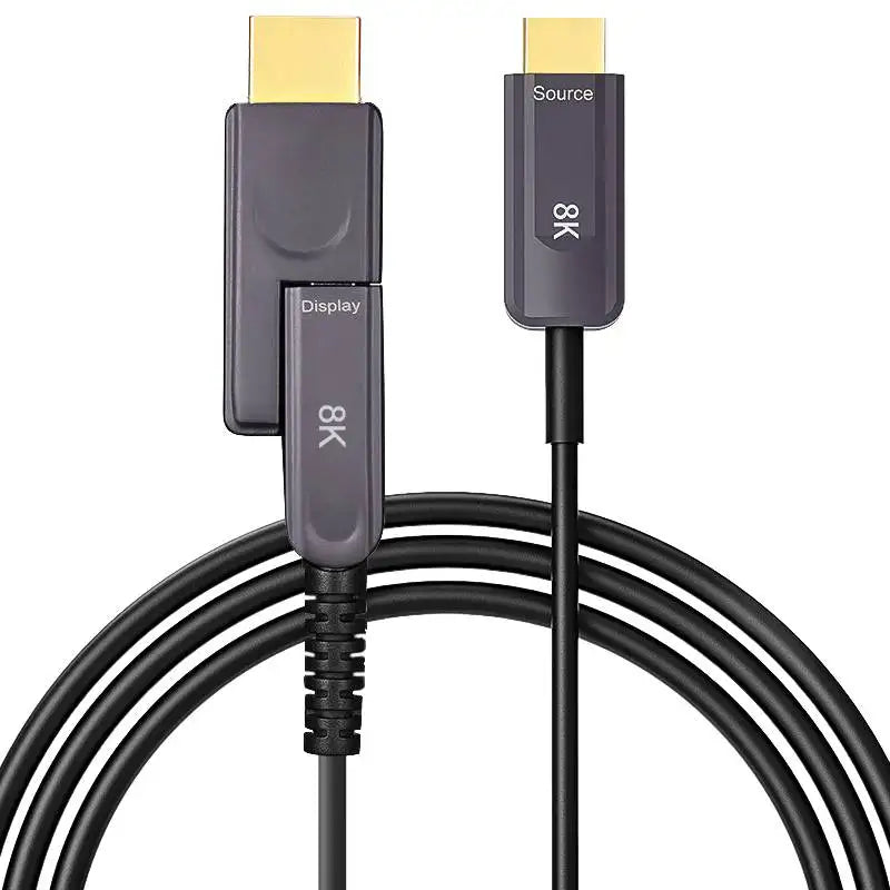 Fiber Optic HDMI 2.1 Cable Type A to Micro HDMI (Type D) 10M(33ft) , 8k@60Hz and 4k@120Hz, 48Gbps, CE &amp; FCC Compliant