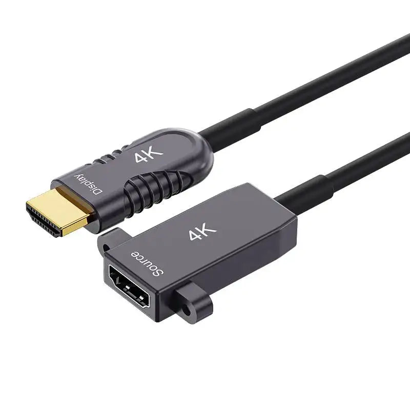 HDMI 2.0 Fiber Optic Cable Female to Male ,10M 4K@60Hz, 18Gbps, up to 30 m, for HDMI Extension and System Integration