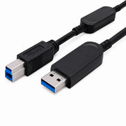 USB 3.2 AM to BM Active Optical Cable 5M- 50M (Backward Compatible USB 2.0)