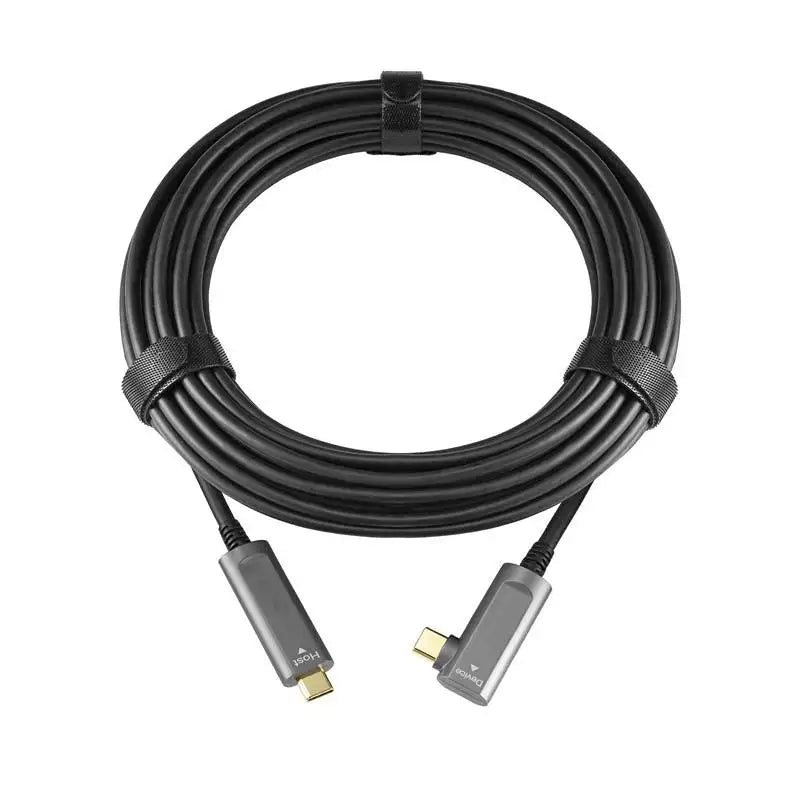 USB 3.2 Gen 2×1 90° Type C-C Active Optical Cable